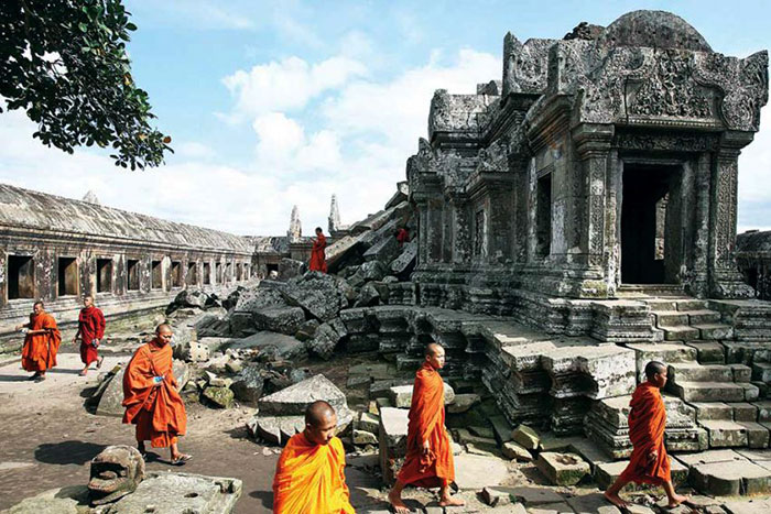 temple preah vihear moines